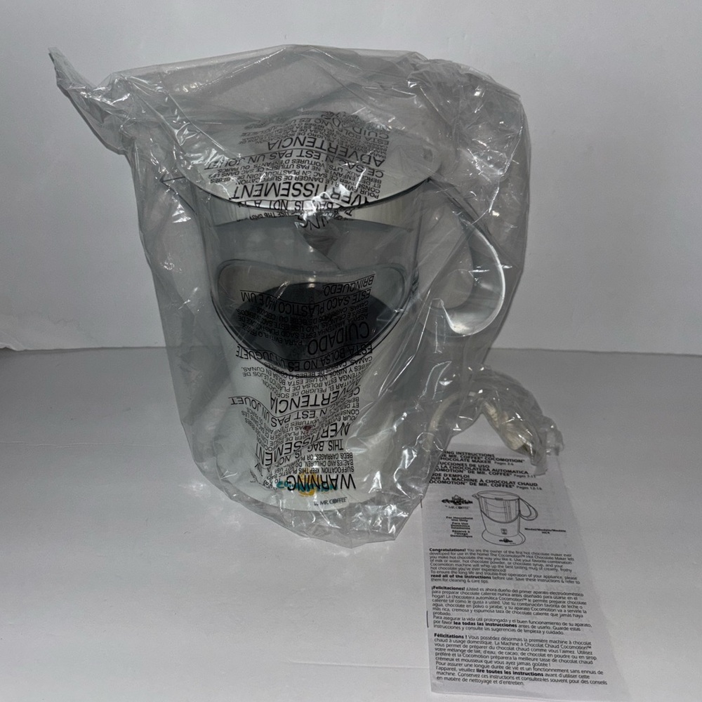 Mr Coffee Cocomotion Automatic Hot Chocolate Cocoa Maker New